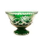 Emerald crystal bowl 20 Pineapple