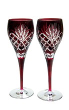 Ruby crystal glasses 2 pieces