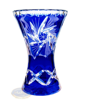Cobalt crystal vase 18 Grinder