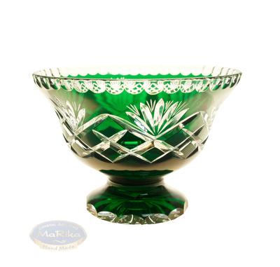 Emerald crystal bowl 20 Pineapple