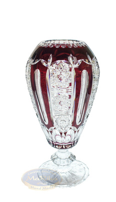 Ruby crystal vase 30 cm THC