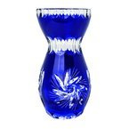 Cobalt crystal vase