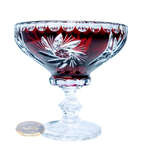Ruby crystal platter 16 cm Mill Olive