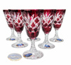 Ruby crystal vodka glasses 40 ml Pineapple