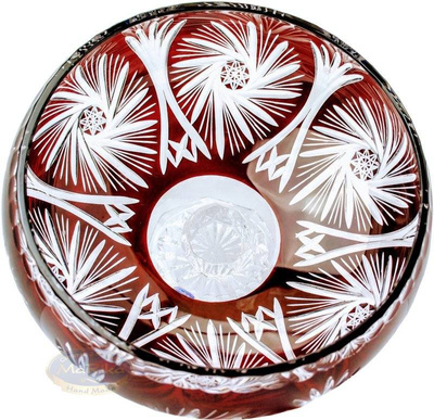Crystal ruby bowl