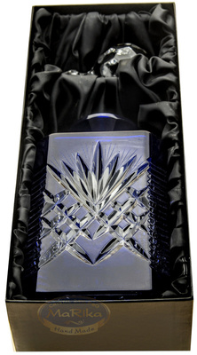 Cobalt whiskey decanter Pineapple