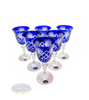 Cobalt crystal wine glasses 170 ml Pineapple