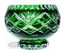 Emerald fruit bowl on foot 16 pineapple