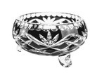 Emerald crystal fruit bowl  15 cm Pineapple