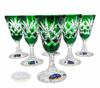 Emerald crystal vodka glasses 40 ml Pineapple