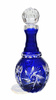 Cobalt crystal vodka decanter 400ml Olive Mill