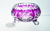 Ruby crystal bowl