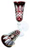 Ruby crystal champagne glasses 150 ml Crate Olive