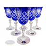 Cobalt crystal wine glasses 170 ml Pineapple