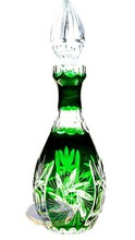 Emerald crystal wine decanter 700 ml Olive Mill