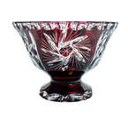 Ruby crystal fruit bowl 16 cm Mill Olive