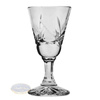 Crystal glasses for vodka 25ml Frozen Leaf