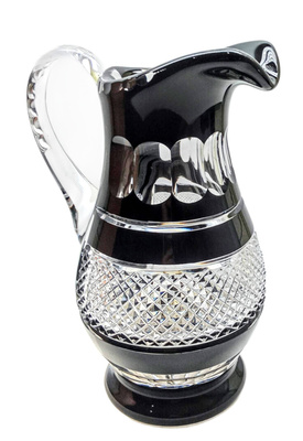 Czarny kryształowy dzbanek 1500ml Krateczka