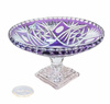 Amethyst crystal fruit platter 28 cm