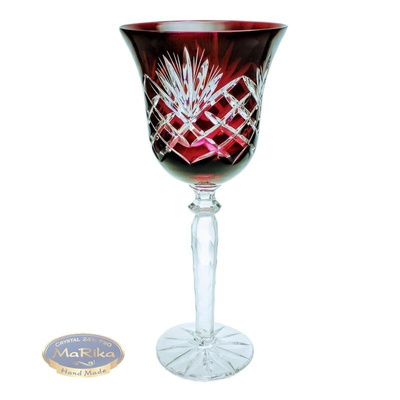 Ruby crystal wine glasses 280 ml Pineapple