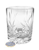 Kryształowe szklanki do whisky 350 ml Mrożony listek