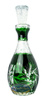 Emerald crystal wine decanter 700 ml Olive Mill