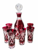 Ruby crystal Vodka Pineapple 6+1 set