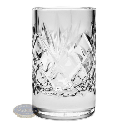 Colour crystal glasses for vodka 30ml