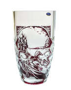 Kryształowy grawerowany puchar