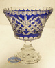 Cobalt crystal Rumcajs platter 16 cm Pineapple