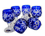 Cobalt crystal vodka glasses 40 ml Pineapple