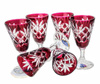 Ruby crystal vodka glasses 40 ml Pineapple