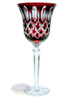 Ruby Crystal Wine Glasses 280 ml Crate Olive - Set of 2.