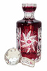 Ruby crystal decanter for Vodka Mill Olive 500 ml