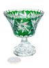Emerald crystal Rumcajs platter 16 cm Mill Olive
