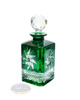 Emerald crystal whisky decanter Olive Mill 700ml
