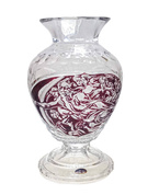 Crystal engraved goblet