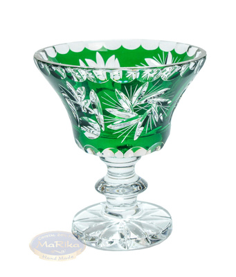 Emerald crystal platter 12 cm Mill Olive