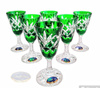 Emerald crystal vodka glasses 40 ml Pineapple
