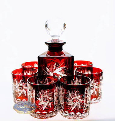 Ruby Olive Mill Whisky Set