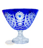 Crystal cobalt bowl