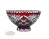 Ruby crystal bowl 23 cm Pineapple