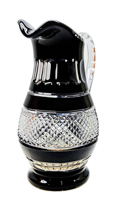 Czarny kryształowy dzbanek 1500ml Krateczka
