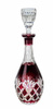 Rubinowa kryształowa karafka 700ml Ananas