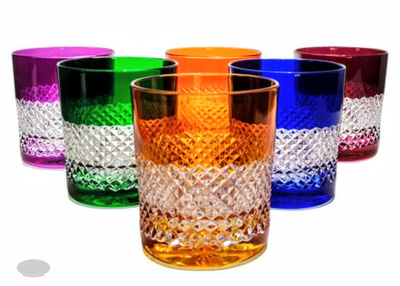 Crystal whiskey glasses 350 ml Krateczka