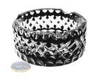 Black crystal ashtray