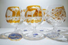 Crystal cognac glasses with engraved safari motif 250ml