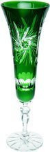 Emerald crystal champagne glasses 170 ml Olive grinder