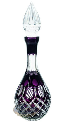 Amethyst crystal wine decanter 750ml