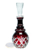 Rubinowa  kryształowa karafka na wódkę 400 ml Ananas
